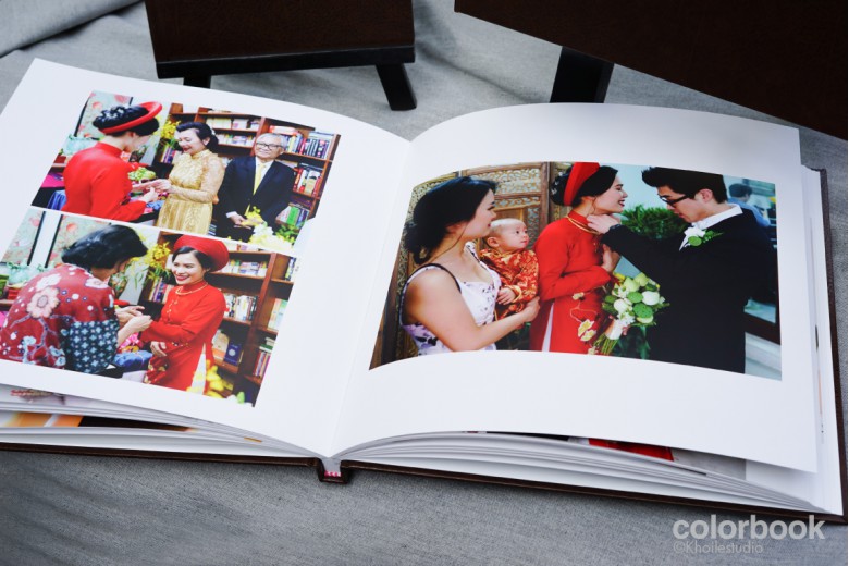 Bộ sưu tập PHOTOBOOK MỞ PHẲNG NGHỆ THUẬT - BÌA DA BÒ ÉP BẠC